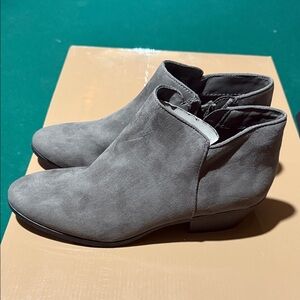 Style & Co. Charcoal Ankle Booties